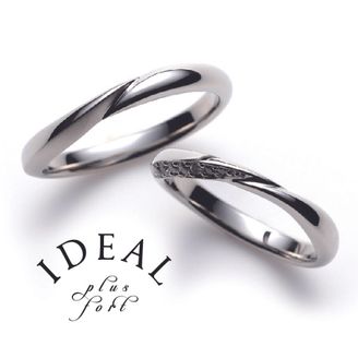 【IDEAL Plus fort(アイデアルプリュフォール)】LUMINEUX～plus fortシリーズ～【鍛造製法の結婚指輪】