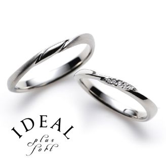 【IDEAL Plus fort(アイデアルプリュフォール)】 TENDRESSE～plus fortシリーズ～【鍛造製法の結婚指輪】