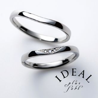 【IDEAL Plus fort(アイデアルプリュフォール)】JOLIE～plus fortシリーズ～【鍛造製法の結婚指輪】