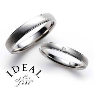 【IDEAL Plus fort(アイデアルプリュフォール)】PLUME～plus fortシリーズ～【鍛造製法の結婚指輪】