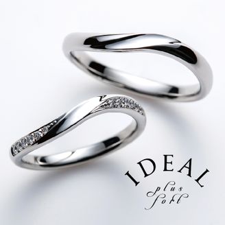 【IDEAL Plus fort(アイデアルプリュフォール)】 PRECIEUX～plus fortシリーズ～【鍛造製法の結婚指輪】