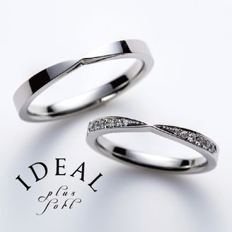 【IDEAL Plus fort(アイデアルプリュフォール)】MIGNON～plus fortシリーズ～【鍛造製法の結婚指輪】