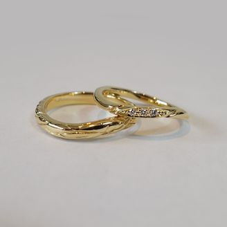 【Smith(工房スミス)】【隠れ家工房でつくる】それぞれのお気に入りを詰め込んだ結婚指輪