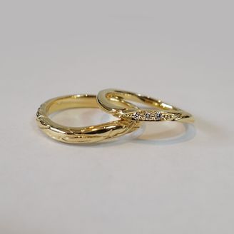 【Smith(工房スミス)】 【隠れ家工房でつくる】それぞれのお気に入りを詰め込んだ結婚指輪