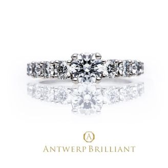 【BRIDGE ANTWERP BRILLIANT GALLERY(ブリッジ・アントワープ・ブリリアント・ギャラリー)】“Extreme” Side large Melee Diamond Ring