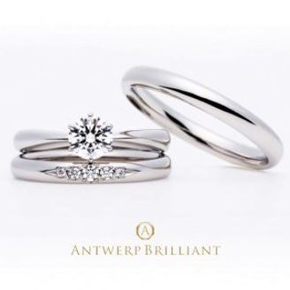 【BRIDGE ANTWERP BRILLIANT GALLERY(ブリッジ・アントワープ・ブリリアント・ギャラリー)】 シンプルなソリテールをオシャレでかわいいデザインに　Evening Star