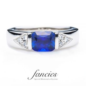 【BRIDGE ANTWERP BRILLIANT GALLERY(ブリッジ・アントワープ・ブリリアント・ギャラリー)】Royal blue Myanmar-NN-Sapphire-Fancies