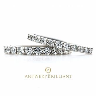 【BRIDGE ANTWERP BRILLIANT GALLERY(ブリッジ・アントワープ・ブリリアント・ギャラリー)】”D Line Nebula” Diamond Full Eternity Ring 