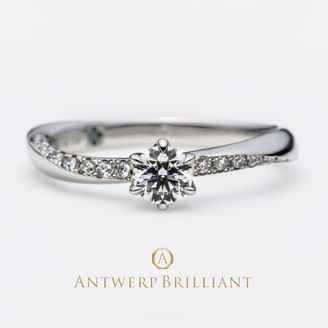 【BRIDGE ANTWERP BRILLIANT GALLERY(ブリッジ・アントワープ・ブリリアント・ギャラリー)】ウェーブラインがオシャレでかわいい婚約指輪　”galaxy” ギャラクシー”galaxy” ギャラクシー