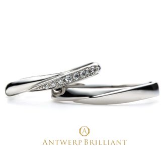 【BRIDGE ANTWERP BRILLIANT GALLERY(ブリッジ・アントワープ・ブリリアント・ギャラリー)】Spica Wedding Band Ring   ”スピカ”ウエディングバンド リング