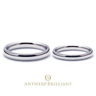 【BRIDGE ANTWERP BRILLIANT GALLERY(ブリッジ・アントワープ・ブリリアント・ギャラリー)】Custom Ring “Millegrain”３ｍｍ＆２ｍｍ カスタムリング　ミルグレイン　３ｍｍ＆２ｍｍ