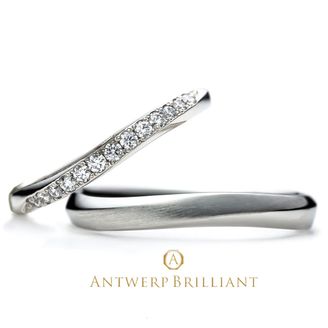 【BRIDGE ANTWERP BRILLIANT GALLERY(ブリッジ・アントワープ・ブリリアント・ギャラリー)】”Vega” Wedding Band Ring ”べガ” ウエディングバンド リング