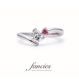 【BRIDGE ANTWERP BRILLIANT GALLERY(ブリッジ・アントワープ・ブリリアント・ギャラリー)】Double Heart ENGAGEMENT RING （SIMONI） ダブル ハート エンゲージリング　（シモニ）