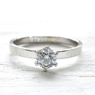 【湘南彫金工房 andfuse】【手作り婚約指輪コース】平打ちデザインのお洒落な手作り婚約指輪