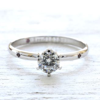 【湘南彫金工房 andfuse】【手作り婚約指輪コース】誕生石をセットした手作り婚約指輪