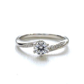 【湘南彫金工房 andfuse】【手作り婚約指輪コース】ダイアモンドを8石セットした華やかな印象の手作り婚約指輪