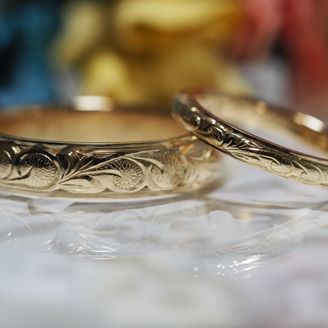【Antille(アンティール)】 オーダーメイド結婚指輪（イエローゴールド）