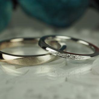 【Antille(アンティール)】【AUROA】ブラック＆ローズ／プラチナ