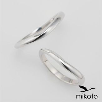 【鶴(mikoto)】【18MA-020】やわらかなカーブが手に馴染み着け心地の良い結婚指輪