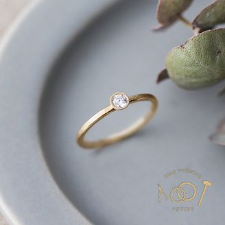 【ついぶ工房】 【定額制の手作り婚約指輪】グレインダイヤコース　～毎日身に着けられる婚約指輪～
