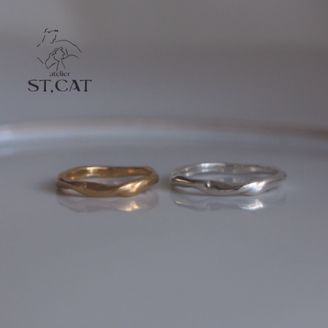 【atelier ST, CAT(アトリエ エスティーキャット)】印象派をイメージさせる芸術性【オーダー結婚指輪】Impressionism