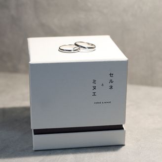 【CERNÉ＆MINUÉ by BIJOUPIKO(セルネとミヌエ バイ ビジュピコ)】 手作り結婚指輪（Pt950）~ 経験豊富な職人がマンツーマンでサポート ~