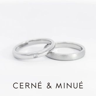 【CERNÉ＆MINUÉ by BIJOUPIKO(セルネとミヌエ バイ ビジュピコ)】手作り結婚指輪（Pt950／鏡面,ネイチャー）~ 経験豊富な職人がマンツーマンでサポート ~