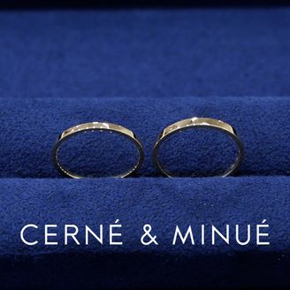 【CERNÉ＆MINUÉ by BIJOUPIKO(セルネとミヌエ バイ ビジュピコ)】手作り結婚指輪（K18YG／鏡面）~ 経験豊富な職人がマンツーマンでサポート ~