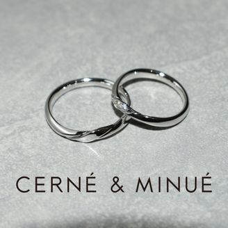【CERNÉ＆MINUÉ by BIJOUPIKO(セルネとミヌエ バイ ビジュピコ)】手作り結婚指輪（Pt950／鏡面）~ 経験豊富な職人がマンツーマンでサポート ~
