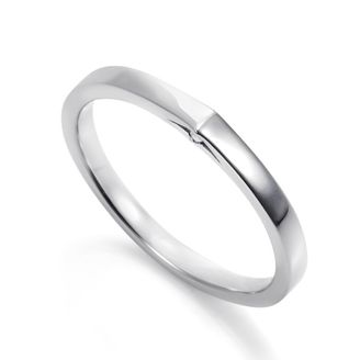 【DIAMOND DOT LAB(ダイアモンド ドット ラボ)】3MR-W-1L　3MR-W-1M　サイドラインが美しい結婚指輪です。
