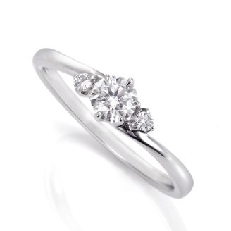 【DIAMOND DOT LAB(ダイアモンド ドット ラボ)】 MILLENIUM 鍛造/WILL NEVER FADE/婚約指輪