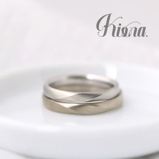 【atelier Kiona(アトリエキオナ)】【オーダーメイド】重ねると浮かび上がる二人だけの秘密のデザイン