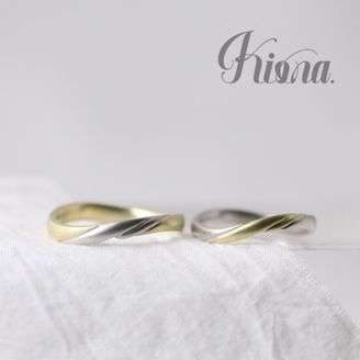 【atelier Kiona(アトリエキオナ)】素材の一部を交換！CROSS ring アレンジデザイン