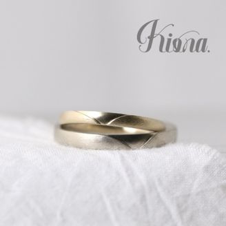 【atelier Kiona(アトリエキオナ)】【オーダーメイド】シンプルにちょっぴりアクセント！二人の希望をギュッと凝縮★
