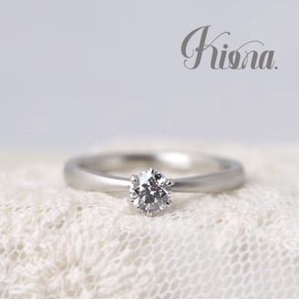 【atelier Kiona(アトリエキオナ)】【オーダーメイド】やっぱり憧れ！シンプルな一粒ダイヤのエンゲージリング