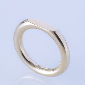 【ENEY(エネイ)】SURFACE K10YG MIRROR RING