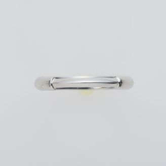 【ENEY(エネイ)】1/4 BRIDGE RING PT900 &times; PT900