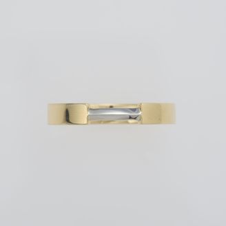 【ENEY(エネイ)】1/8 BRIDGE RING HIRA K18YG &times; PT900