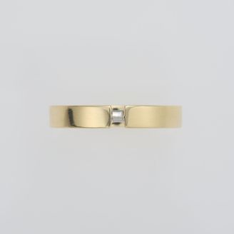 【ENEY(エネイ)】BRIDGE RING HIRA K18YG &times; PT900