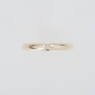 【ENEY(エネイ)】2PIECE BRIDGE DIAMOND RING K10YG &times; K10YG