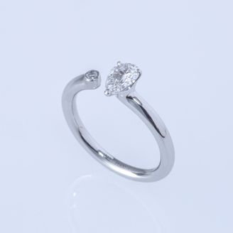 【ENEY(エネイ)】TWO PT900 PEAR/MELEE RING