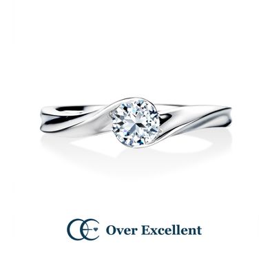 Silver Collection】6爪 ラウンド ソリティア シルバーリング