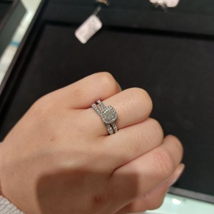 Tiffany & Co. シルバー ダイヤモンド リング 結婚指輪セット ティファニー(Tiffany & Co.)のセットリングの口コミ・評判 | Ringraph