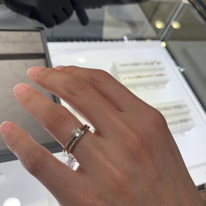 Tiffany & Co. シルバー ダイヤモンド リング 結婚指輪セット ティファニー(Tiffany & Co.)のセットリングの口コミ・評判 | Ringraph