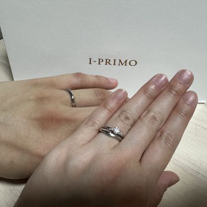 R*N様 I-PRIMO シンプルダイヤモンドリング ノクターナルのメンズデザインを見たときに、ダイヤモンドサテンの