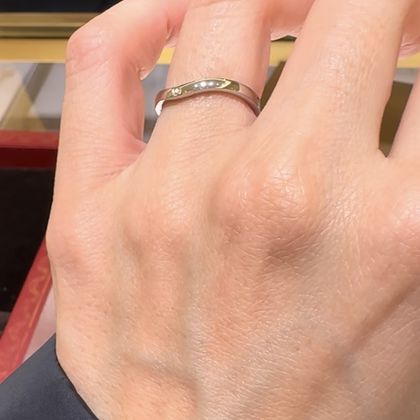 【値下げ】Cartier シルバーリング 8号　13号　結婚指輪 証明書付き Cartier シルバーリング 8号13号結婚指輪 証明書付き