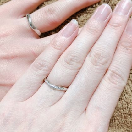 初めに婚約指輪を夫から貰ったのですが、それがティファニーでした。私