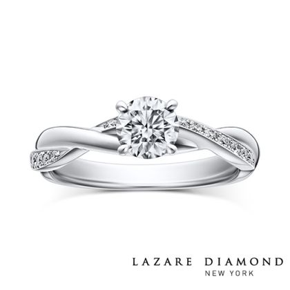 新品同様 LAZARE DIAMOND ダイヤモンドリング ドリルトン 婚約指輪 ドリルトン｜LAZARE DIAMOND / ラザール ダイヤモンド