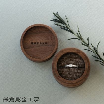 【鎌倉彫金工房】【想いを込める婚約指輪】ダイヤ・Pt900(プラチナ)マット仕上げ