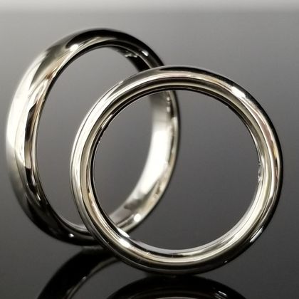 【TANZO.(鍛造指輪)】こだわりの丸みを出しフルオーダーメイド結婚指輪